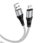 Кабель Hoco X50 Lightning 2.4A для iPhone Серый