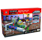 Детская железная дорога Power Train World с автостанцией, 61 элемент, 670 см колеи, свето-звук (2087)