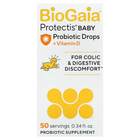 Пробиотик с витамином D3 для детей BioGaia, ProTectis Baby "For Colic & Digestive Comfort" детские капли от коликов для младенцев от 1 месяца, 100 млн КОЕ / 400 МЕ (10 мл / 0,34 жидк. унции)