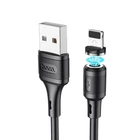 Кабель USB HOCO X52, магнітний, USB - Lightning, 2.4А (1М) чорний