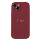 Чохол Premium Silicone Case Full Size with Frame для iPhone 13 73.Plum