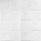 Самоклеящаяся декоративная 3D панель Sticker Wall настенно-потолочная фигуры 700х700х5мм (114) SW-000006