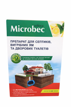 Препарат для септиків, вигрібних ям та дворових туалетів Bros Microbec 1 кг