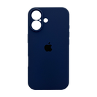 Защитный чехол-накладка Silicone Full Case AA Camera Protect для Apple iPhone 17 Dark Blue (FullAAi17-7)