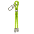 Дата кабель-шнурок Hoco GH5 Elegant Type-C to Lightning (0.21m) Fluorescent Green