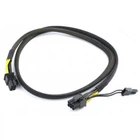 Кабель живлення PCI Express 6pin to 6+2pin