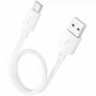 Кабель USB C для заряджання та передачі даних 2.4A 1м сумісний із смартфонами та планшетами Hoco X96 білий