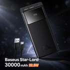 Внешняя аккумуляторная батарея павербанк Baseus Star-Lord 30000 mAh 22.5W