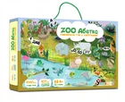 Дитяча навчальна гра з багаторазовими наклейками "ZOO Абетка" (КП-005) KP-005 укр. мовою