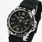 Чоловічий наручний годинник Skmei Robby Elastic Black, 2 ремінці ( 13701 )