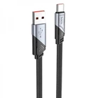 Кабель HOCO U119 USB для Type-C 5A, 1.2m, нілон, алюмінієві connectors, Black (6942007605007) (19760)