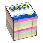 Бокс для паперу пластик.BUROMAX 2291-02 90х90 димчатий з кільк. папером /BM.2291-02/