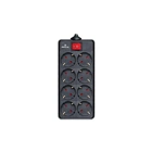 Сетевой фильтр питания REAL-EL REAL-EL RS-8 PROTECT, 1.8m, black