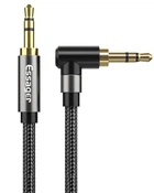 Кабель ESSAGER Monster 3.5mm to 3.5mm 90˚ Jack Audio Cable 1.5m Black (EYP35-WTA01)
