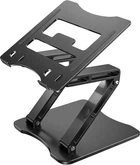 Подставка для ноутбука RTAKO RS-CP75D 3-Level Rotating Laptop Stand Black (6930539537286)