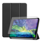 Чехол AIRON Premium для iPad Pro 11" 1-4th Gen 2017-2022 с защитной пленкой и салфеткой Black