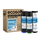 Улучщеный комплект картриджей Ecosoft для тройных фильтров ( CRV3ECO)