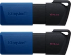 Накопичувач USB Flash drive 64GB Kingston DataTraveler Exodia M (USB3.2) (2 Pack)