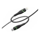 Кабель USB Ridea RC-RL15 RGB Light Type-C to Lightning 30W 1.2m Чорний