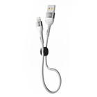 Кабель для заряджання USB Ridea RC-XS51 X-Silicone USB/Lightning 12W (5V/2.4A) 0.25m Білий
