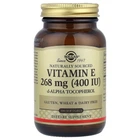 Вітамін E натуральний d-alpha токоферол Solgar (Vitamin E) 400 MО 100 капсул (SOL-03521)