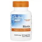 Біотин Doctor's Best (Biotin) 10000 мкг 120 капсул (DRB-00373)