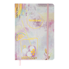 Блокнот BUROMAX А5 96арк. ABSTRACT 255115-43 св.-рожевий, тв.лам.обкл., на гумці, крем.папір (6) /BM.255115-43/