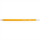 Олівець графітовий BUROMAX 8500 HB жовтий з гумкою (100) /BM.8500/