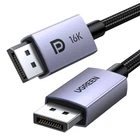 Кабель Ugreen DP118 DisplayPort to DisplayPort 16K 1m Grey (15383)
