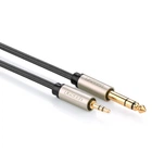Кабель Ugreen Mini Jack 3.5mm to Jack 6.35mm 1m Grey (6957303816255)
