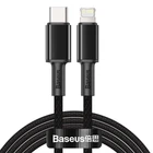 Кабель Baseus High Density Braided USB-C to Lightning 2m Black (CATLGD-A01)