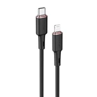 Кабель для зарядки Acefast Type-C to Lightning 30 Вт 1.2 м Чёрный (C2-01)