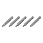 Комплект викруткових насадок PZ1 1/4" * 50мм, ACR, S2, уп. 5од., STORM INTERTOOL VT-0203