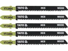 Полотно для электролобзика (дерево) 10TPI, L= 100 мм. 5 шт. YATO (YT-3404)