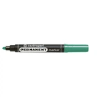 Маркер Centropen Permanent 2,5 мм круглий зелений 8566/04, 10 штук
