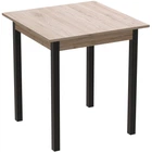 Стіл кухонний Ferrum-decor Агата 75x70x70 Чорний ДСП Сан-Марино 16мм (FRD-105668)