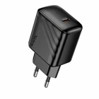 Сетевое зарядное устройство 25W USB-C 100-240V компактное Hoco CS24A черный