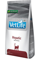 Сухой корм для кошек Farmina Vet Life Hepatic при хронической печеночной недостаточности