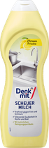 Універсальне молочко Denkmit Scheuermilch для очищення поверхонь з мікрокристалами для кухні та ванної кімнати, каструль (лимон) 750ml