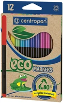 Фломастери Centropen 2560 Еко, набір 12 шт.
