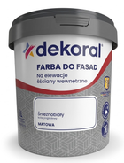 Фарба фасадна DEKORAL DO FASAD, біла, 1 л