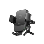 Держатель телефона автомобильный XO с беспроводной зарядкой WX041 Dual Arm Air Outlet 15W Wireless черный XO-WX041