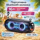 Портативная беспроводная Bluetooth колонка Hopestar A41 party |BT5.3, 16Вт, TWS, AUX/TF/USB, 6h, IPX5| Black