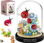 Интерьерный конструктор Sunshine in flowers Серия Flower Beetles Солнышки на цветах под куполом 596 деталей