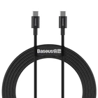 Кабель Baseus Superior Series Fast Charging Data Cable Type-C to Type-C 100W 20V 5A 2м (CATYS-C01) Black