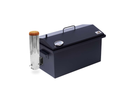 Коптильня SmokeHouse Kit L Thermo 520х300х320 мм до 6 кг для горячего и холодного копчения с термометром и дымогенератором стальная