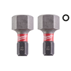 Біта SHOCKWAVE MILWAUKEE, Hex12, 25мм, (2шт)