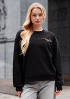 Худи Женский Стаф Черный Оверсайз Спортивный Staff Er Black Oversize M (384339)