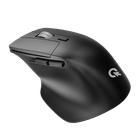 Мышь OfficePro M395B Silent Click Ergonomic Wireless Black