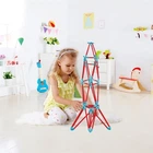 Контурный конструктор Hape Flexistix Необычные фигуры 133 детали бамбуковый (E5565)